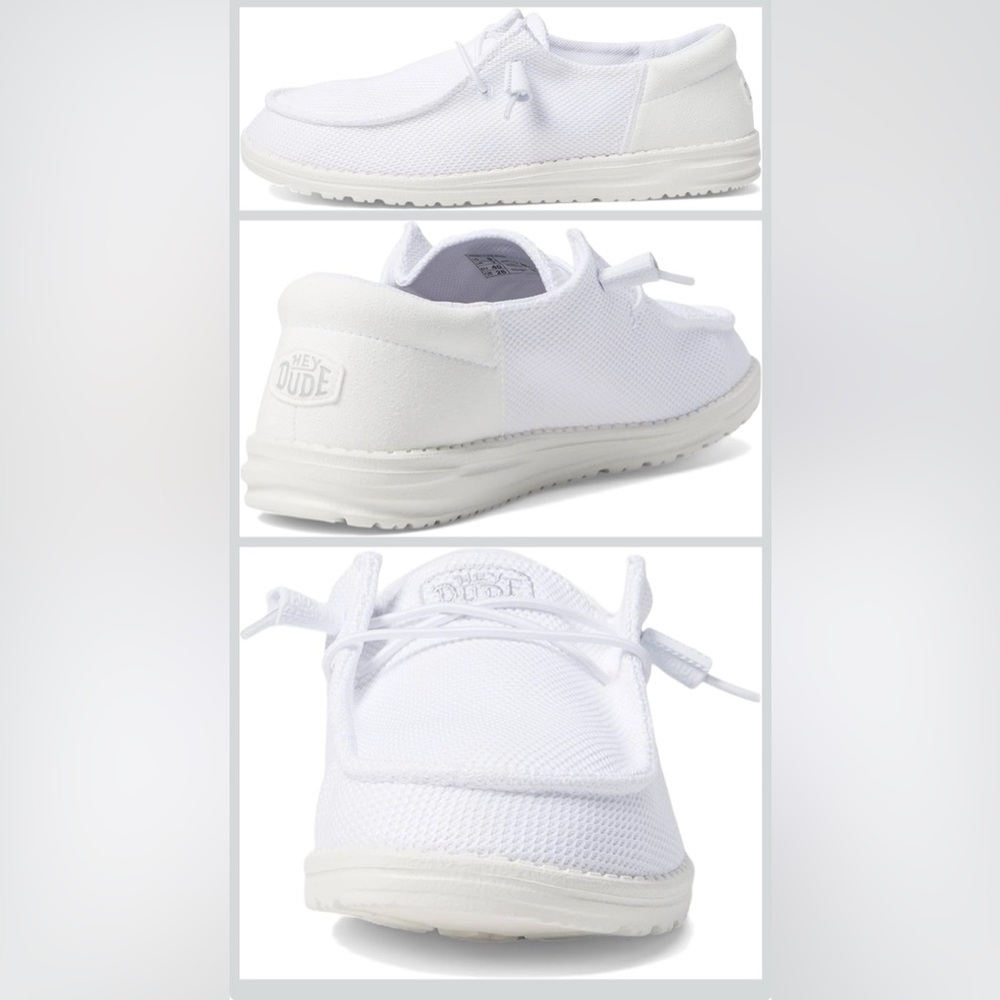 Hey Dude Women’s White Sneakers